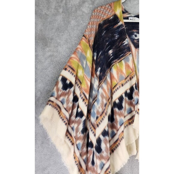 Woven Heart Cardigan Womens One Size Southwestern Cowgirl Casual Open Front - Picture 8 of 10